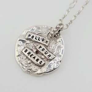 $48 NWTS! Brighton Sentiments "Follow Your Dreams" Message Pendant!